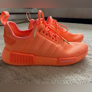 Adidas Women’s sneakers NMD_R1 Neon Orange athletic BNWOT size 7.5